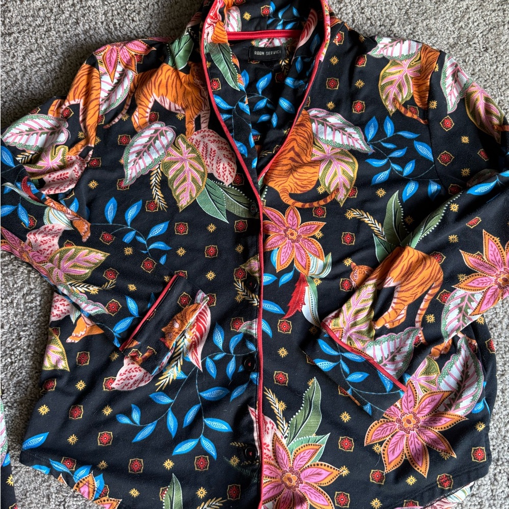 Room Service 2 piece pajama set. - Picture 2 of 6